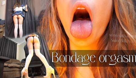 Bondage slut orgasm