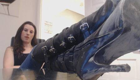 My oldest, most worn boots for sale (MOV)