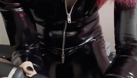 AMAZING CUM IN CHASTITY CAGE