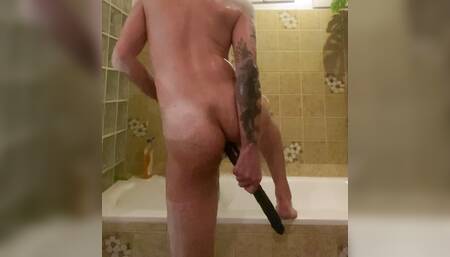 Turkish Boy plays with dildo