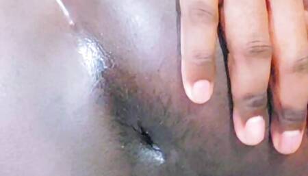 Desi sissy with small penis caged plugged