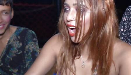 Indian Hot Girls Changing Boyfriend at New Year Party! Hot Swapping Sex