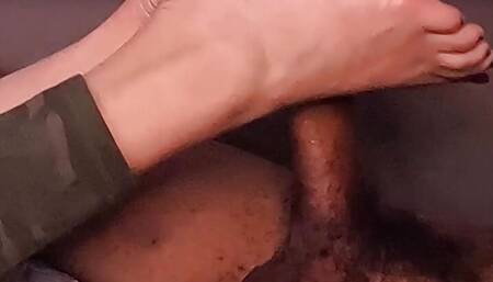 Macy cum on soles 2