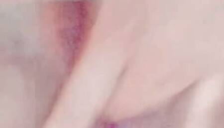 Asshole closeup view and fingering my pussy