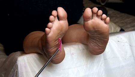 don't tickle, that's sharp