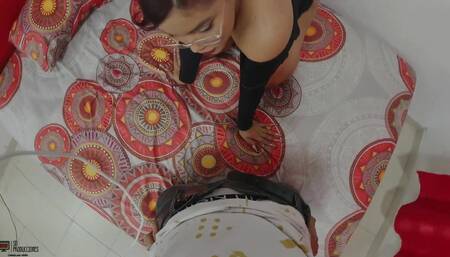 I Convince My Stepsister Not to Go Out and Fuck Her Pussy - Porn in Spanish