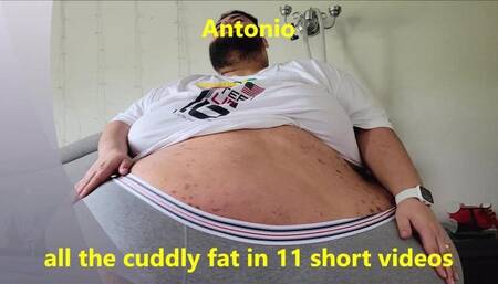 Antonio All the cuddly fat in 11 short Videos
