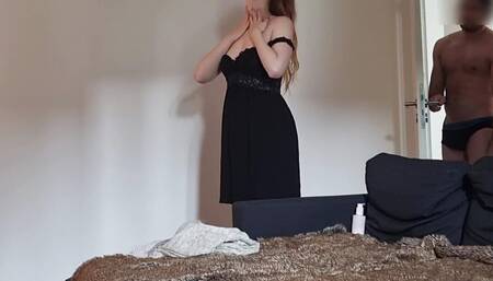 Hot Aunty Pussy Filled with Cum and Seduced by Young Man