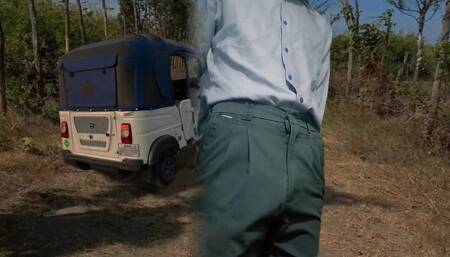 Pu_joy - Uniform Skinny Men Dick Outdoor Tuktuk