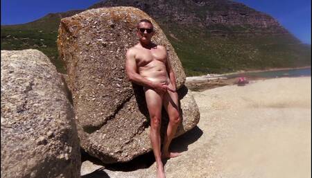 Exposing myself at the beach