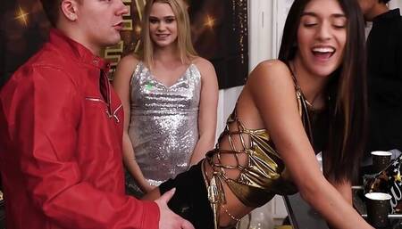 FreeUse New Year's Eve Sex Party - TeamSkeet