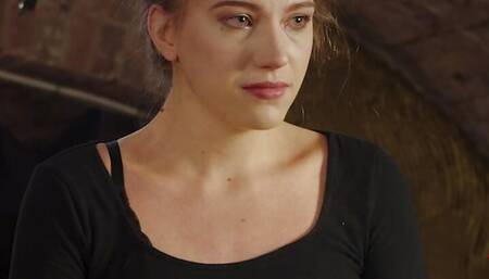 New Girl Can't Keep Herself and Begins to Weep