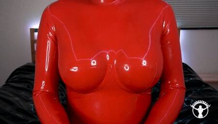 Red Rubber Boobs