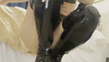 pvc boots domination