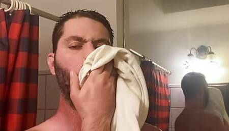 Me in a shower