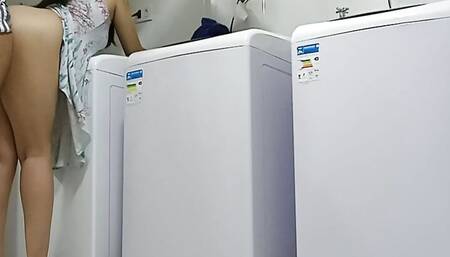 I got excited at dawn so I secretly met my neighbor at the laundry room to give him my ass - accounter adventures