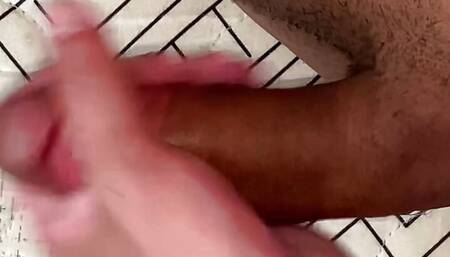 Young male with a hard dick in my bed