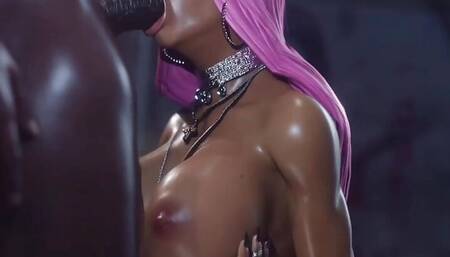 Call of Duty Modern Warfare Nicki Minaj Operator Bundle Blowjob