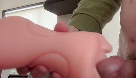 Masturbation at work.