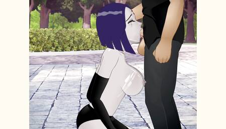 Demon Slut Raven Gets Her Slutty Throat Used & Ruthlessly Fucked by a Huge Cock