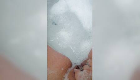 Sweet moments in bathtub