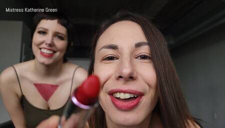 Mistresses Tease You Sissy Cuck POV SD, panties, lesbian, femdom, feminization, Katherine Green, Jane Jupiter, panty smelling