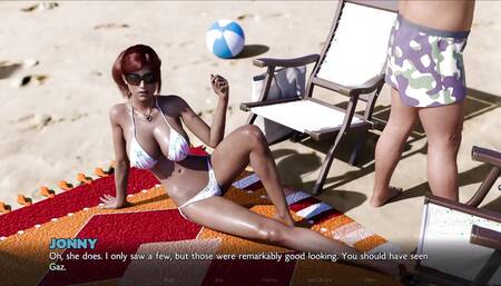 Timestamp #8 - Jonny Took Photos of Heather on the Beach, Juliana and Jonny Had a 3 Sum, Jonnt Had 2 3 Sum's on 1 Day