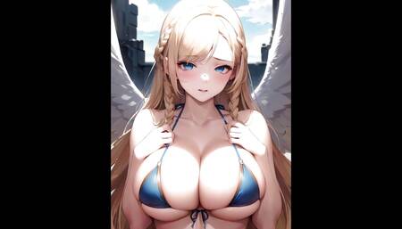 Hentai Anime Art Generated by Ai: Temptation of Angels and Demons 1