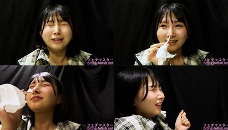 Kana Yura - CLOSE-UP of Japanese cute girl SNEEZING - 1080p