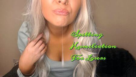 Spitting Humiliation for Losers