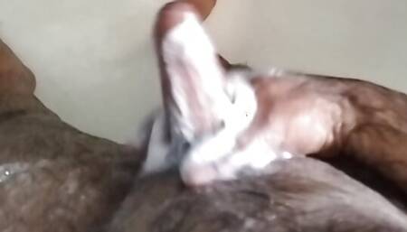 Washing my cock