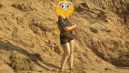 On the Beach 15 - Big Butts and Piss.