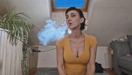 White smoke turns your lungs black