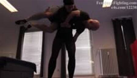 Sophia in The Black Nylon Pantyhose Ninja