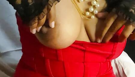 Desi Indian in hot dress masturbating