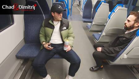 RISKY, ANONYMOUS RAW FUCK ON A NIGHT TRAIN OUT OF LONDON