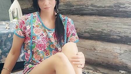 Fisting and squirting from a lonely village girl.