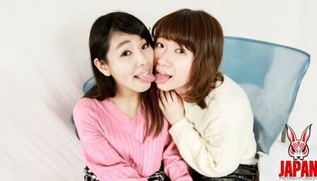 Take a look at Miki and Asami's first kiss