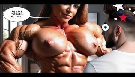 Muscle Private Session & Cuckold Husband