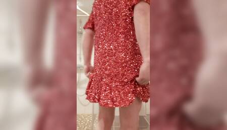 The wife's new dress
