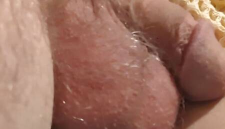 Living testicles and small cock