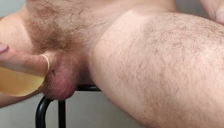 Condom pee and splash
