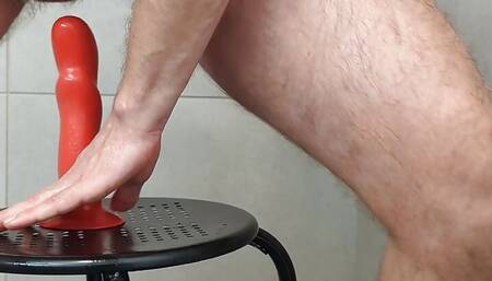 Working the prostate with my dildo