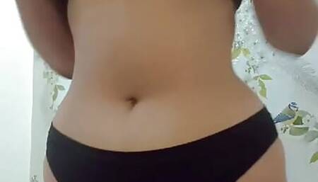 Sex in black dress