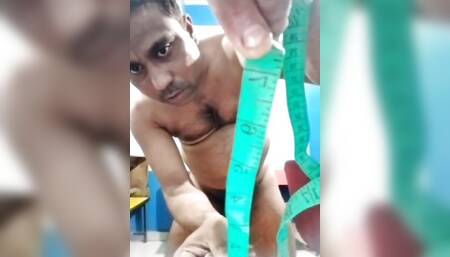 #Undressing  and own cum eating Indian pornstar ravi and Gigolo boy ravi having big black cock and showing dick size