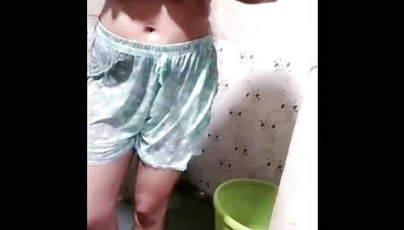 Desi hot girl group bathing show with dirty talking moaning sexy bhabhi saggy boobs massaging puffy nipples pressing telugu fuck