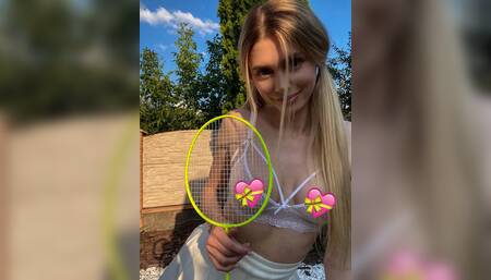 SEDUCTIVE STEPSISTER CALLS U FOR BACKYARD PLAY ????????