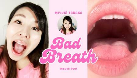 Feel Amateur Asami's bad breath