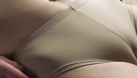 Real Amateur Showing Off Her Fat Camel Toe Pussy Close Up