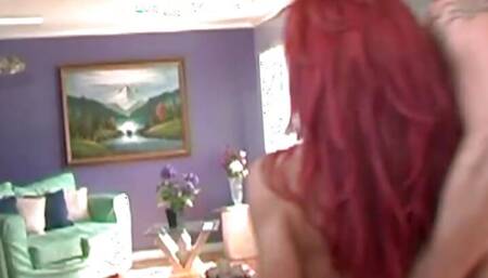 Shannon Kelly and Shi Reeves eagerly share a huge white rod during the steamy threesome